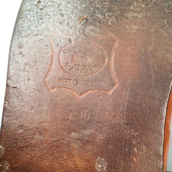 Rubaiyat by Martin Stieglitz Brown Leather Oxford Dress Shoes Men's Size 10 US - Picture 10 of 12